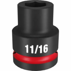 Milwaukee 49-66-6302 SHOCKWAVE Impact Duty 3/4 Drive 11/16 Standard 6 Point Socket