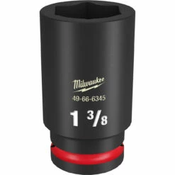 Milwaukee 49-66-6345 SHOCKWAVE Impact Duty 3/4 Drive 1-3/8 Deep 6 Point Socket