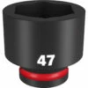 Milwaukee 49-66-6385 SHOCKWAVE Impact Duty 3/4 Drive 47MM Standard 6 Point Socket -Default Template 7 49 66 6385 84764.1658944105