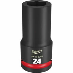 Milwaukee 49-66-6399 SHOCKWAVE Impact Duty 3/4 Drive 24MM Deep 6 Point Socket