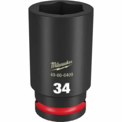 Milwaukee 49-66-6409 SHOCKWAVE Impact Duty 3/4 Drive 34MM Deep 6 Point Socket