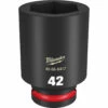 Milwaukee 49-66-6417 SHOCKWAVE Impact Duty 3/4 Drive 42MM Deep 6 Point Socket -Default Template 7 49 66 6417 76600.1657817240