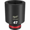 Milwaukee 49-66-6422 SHOCKWAVE Impact Duty 3/4 Drive 47MM Deep 6 Point Socket -Default Template 7 49 66 6422 68540.1658933129