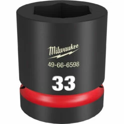 Milwaukee 49-66-6598 SHOCKWAVE Impact Duty 1 Drive 33MM Standard 6 Point Socket