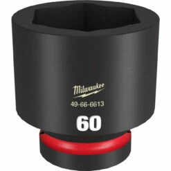 Milwaukee 49-66-6613 SHOCKWAVE Impact Duty 1 In. Drive 60MM Standard 6 Point Socket