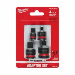 Milwaukee 49-66-6742 Impact Duty 1/4 - 1/2 Drive Adapter Set