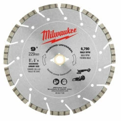 Milwaukee 49-93-7125 9 In. Diamond Universal Segmented Blade