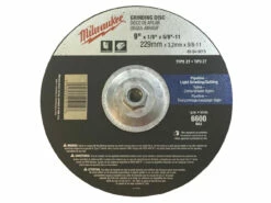 Milwaukee 49-94-9015 9 In X 1/8 In X 5/8-11 In Grinding Wheel Type 27