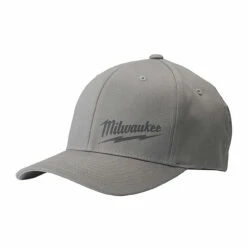 Milwaukee 504G-SM Gray Fitted Hat S/M