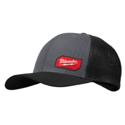 Milwaukee 505G Gridiron Snapback Trucker Hat Gray