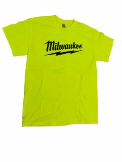 Milwaukee MWT154-S Safety Green T-Shirt Size Small